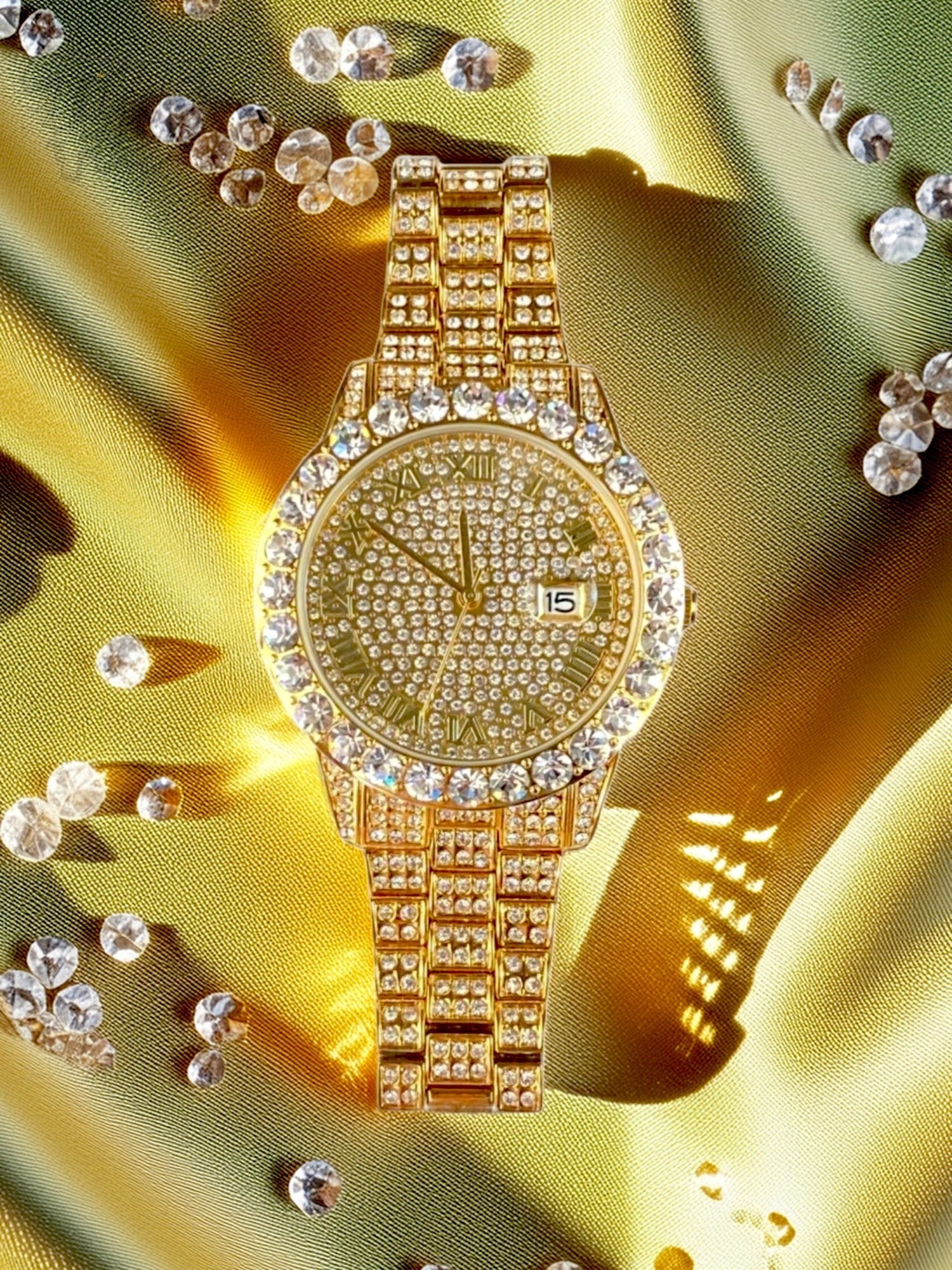 Iced Gold Watches