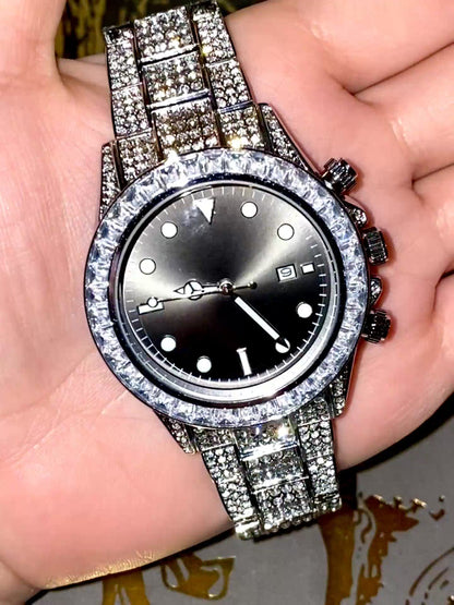 ShadowFlex® 42MM – Iced Chrono Silver Edition