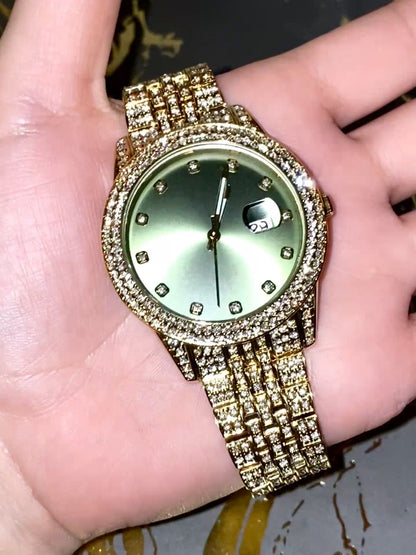 EmeraldFlex® 42MM – Gold Verde Glow Edition