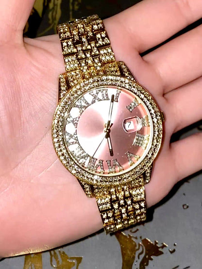 Pink Luxe® 42MM – Iced Rosé Gold Edition